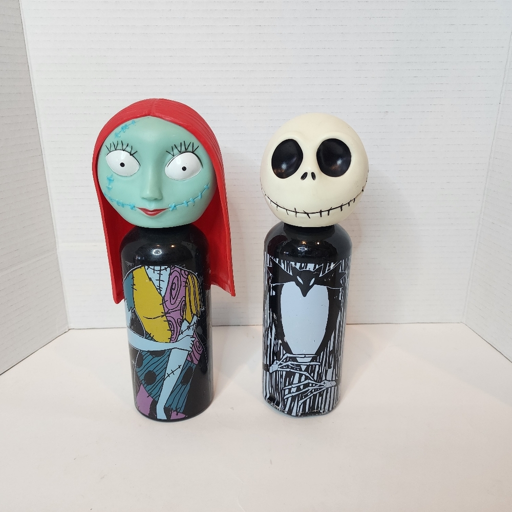 Disney's Nightmare Before Christmas Set of Jack & Sally Aluminum Tumblers